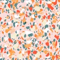 Italian Terrazzo pattern with strong influences from classic Venetian architecture. Royalty Free Stock Photo