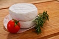 Italian tomino cheese Royalty Free Stock Photo