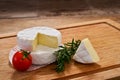 Italian tomino cheese Royalty Free Stock Photo
