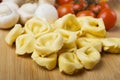 Italian tortellini pasta Royalty Free Stock Photo