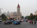 Italian Town. a historical area that build by Italian in 1900.Travel in Tianjin, China, October 19th, Year 2017 Royalty Free Stock Photo