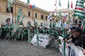 Italian trade unions demonstrate in Rome