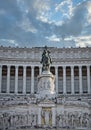 Italian Unknown Soldier statue in Rome Royalty Free Stock Photo