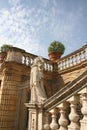 Italian Villa Garden in Rome Royalty Free Stock Photo