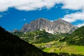 Italian village in the Dolomite Alps Royalty Free Stock Photo