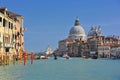 Italian villages,towns and cities-Venezia,Canal Grande e Santa Maria della Salute Royalty Free Stock Photo