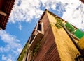 The italian vintage style building Royalty Free Stock Photo