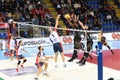 Italian Volleyball Men Cup Quarter Finals - Cucine Lube Civitanova vs Vero Volley Monza Royalty Free Stock Photo