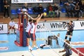 Italian Volleyball Men Cup Quarter Finals - Cucine Lube Civitanova vs Vero Volley Monza Royalty Free Stock Photo