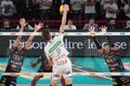 Italian Volleyball Men Cup Quarter finals - Sir Safety Conad Perugia vs Kioene Padova Royalty Free Stock Photo