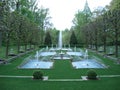 Italian Water Garden in Longwood Gardens. Royalty Free Stock Photo