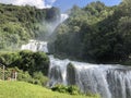 Italian Waterfalls in Umbria region Marmore falls