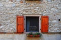 Italian Window Royalty Free Stock Photo