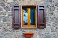 Italian Window Royalty Free Stock Photo