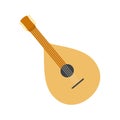 Italian wood mandolin Royalty Free Stock Photo