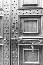 Italian wooden door Royalty Free Stock Photo