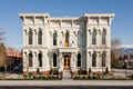 italianate with belvedere showcasing symmetrical windows