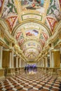 Italianate Ceiling at the Venetian, Hotel and Casino, Las Vegas, NV Royalty Free Stock Photo