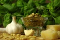 Italien basil pesto sauce