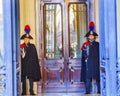 Itallian Officer Madama Palace Italian Senate Rome Italy Royalty Free Stock Photo