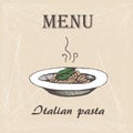 Itallian pasta 2 Royalty Free Stock Photo