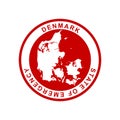 State of emergency, vector, Denmark