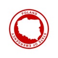 State of emergency, vector, Poland