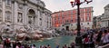 Italy, Rome, Trevi Fountain, evening