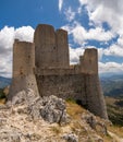 Italy Abruzzo L\'Aquila Rocca Calascio, panoramic view Royalty Free Stock Photo