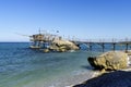 Italy, Abruzzo , Trabucchi Adriatico Royalty Free Stock Photo
