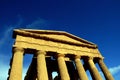 Italy - Agrigento's temple on blue sky Royalty Free Stock Photo