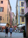 Italy Alassio a little street called Caruggiu