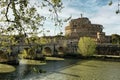 Italy - April 24, 2023: Italy, Lazio, Rome. Castel Sant\'Angelo or castle of Holy Angel