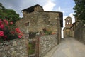 Italy, Arezzo, Pergine, the Motozzi village and castle. Royalty Free Stock Photo