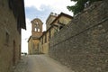 Italy, Arezzo, Pergine, the Motozzi village and castle.