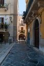 Italy. Bari. Glimpse of a small street of the old town