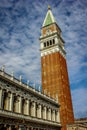 Italy beauty, one of canal streets and San Marco Square  in Venice, Venezia Royalty Free Stock Photo