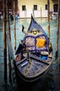 Italy beauty, one of canal streets in Venice, Venezia