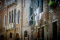 Italy beauty, one of canal streets in Venice, Venezia