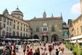 Italy, Bergamo - view on the Palazzo della Ragione at the Piazza Vecchio