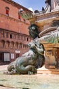 Italy, Bologna the fountain of Neptune Royalty Free Stock Photo