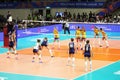 Italy brazil volley Royalty Free Stock Photo