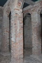 Internal view of San Salvatore Monastery of Santa Giulia museum in Brescia, Lombardy, Italy