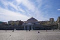 Italy, Campania, Naples, World Heritage by UNESCO, the church of San Francesco di Paola in the Piazza del Plebiscito