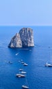 Italy. Capri Island. Faraglioni rock formation Royalty Free Stock Photo