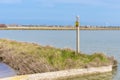 Italy, Cervia, saline nature panorama.