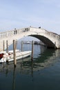 Italy, Chioggia. View Vigo bridge over the Canal Vena Royalty Free Stock Photo