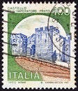 ITALY - CIRCA 1980: A stamp printed in Italy shows Emperor`s Castle, Prato, circa 1980.