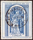 ITALY - CIRCA 1976: A stamp printed in Italy shows `Fortitude`, Giacomo Serpotta 1656-1732, circa 1976.