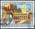 ITALY - CIRCA 1978: A stamp printed in Italy shows Udine, circa 1978.